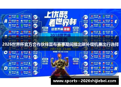 2026世界杯官方合作伙伴宣布赛事期间推出碳补偿机票出行选择